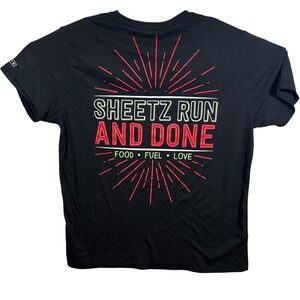 Sheetz‎ Employee Run And Done Pocket T-Shirt Loomstate Black Mens XL Uniform
